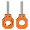 NICECNC Rear Chain Adjuster Axle Block KTM Husqvarna EXC/EXCF 2024-2026 (Orange)