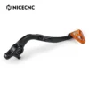 NICECNC Forged Brake Pedal Lever Adjustable KTM Husqvarna EXC/EXCF 2017-2027 (Orange)