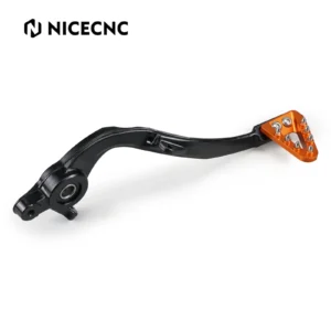 NICECNC Forged Brake Pedal Lever Adjustable KTM Husqvarna EXC/EXCF 2017-2027 (Orange)
