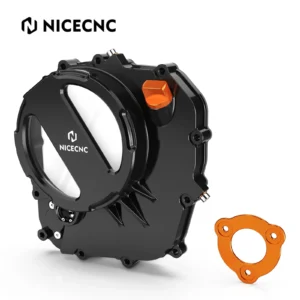 NICECNC Transparent Clutch Cover KTM 250/390 Adventure/Duke/RC 2017-2023 (Black)