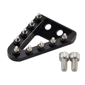 NICECNC Rear Brake Pedal Step Plate Tip KTM Husqvarna EXC EXCF 2017-2027 (Black)