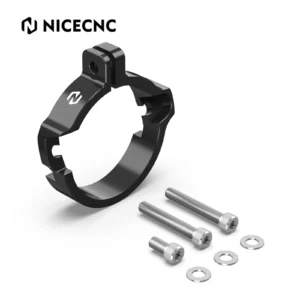 NICECNC Exhaust Flange Guard KTM Husqvarna 250/300 EXC 2024-2025 (Black)