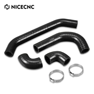 NICECNC Silicone Radiator Hose Kit KTM Husqvarna 250/300 EXC 2024-2027 (Black)