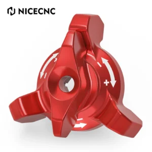 NICECNC Rear Shock Absorber Adjuster KTM Husqvarna EXC/EXCF 2024-2026 (Red)