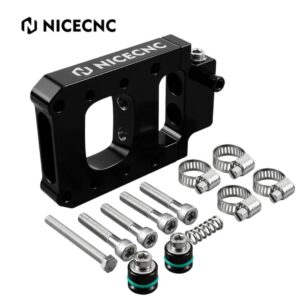 NICECNC Injector Relocation Block KTM Husqvarna EXC TPI 2018-2023 (Black)
