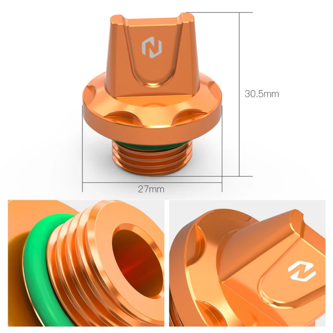 NICECNC Oil Filler Cap KTM 250/390 Adventure/Duke (Orange) - Image 5