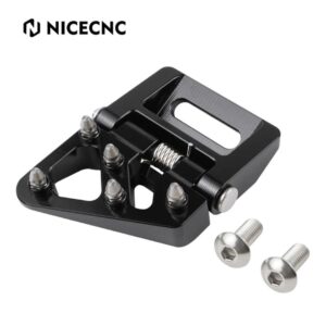 NICECNC Folding Brake Pedal Tip KTM Husqvarna EXC/EXCF 2017-2027 (Black)