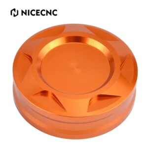 NICECNC Rear Brake Fluid Reservoir Cap KTM 125/200/390 Duke/RC (Orange)