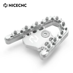 NICECNC Brake Lever Pedal Extender BMW R1200GS 2013-2018, R1250GS 2019-2023 (Silver)