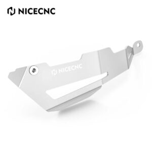 NICECNC Exhaust Flap Control Guard BMW R1200GS 2013-2018, R1250GS 2019-2023 (Silver)