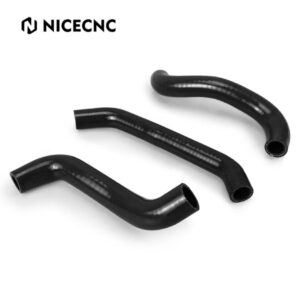 NICECNC Silicone Radiator Hose Kit KTM Husqvarna 250/350 EXCF 2024-2026 (Black)