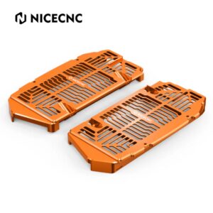 NICECNC Radiator Guard KTM Husqvarna GasGas EXC/EXCF 2024-2026 (Orange)