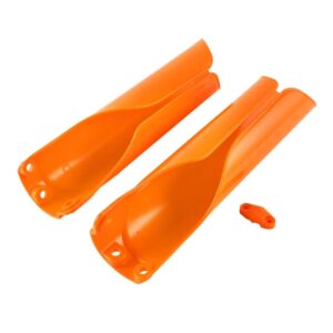 NICECNC Full Coverage Lower Fork Guard KTM Husqvarna EXC/EXCF 2016-2023 (Orange)