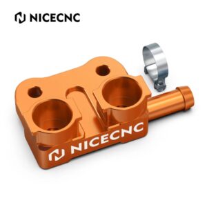 NICECNC High Flow Fuel Fitting KTM Husqvarna EXC 2024-2026 (Orange)