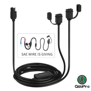 OSOPRO Double Plug Fast Charger Cable