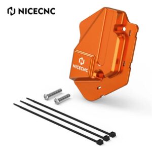 NICECNC Left Power Valve Cover Guard KTM Husqvarna 125/250/300 EXC 2024-2027 V2 (Orange)