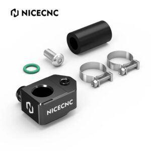 NICECNC TBI Crankcase Pressure Sensor Bracket KTM Husqvarna EXC 2024-2026 (Black)