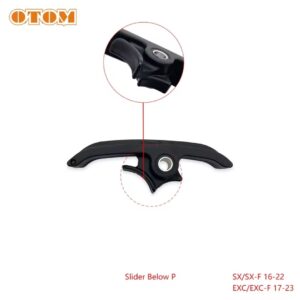 OTOM Chain Sliding Kit Below KTM Husqvarna EXC/EXCF 2017-2023 (Black)