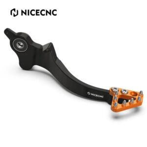 NICECNC Adjustable Rear Brake Pedal KTM Husqvarna 690/701 Enduro 2011-2018 (Orange)