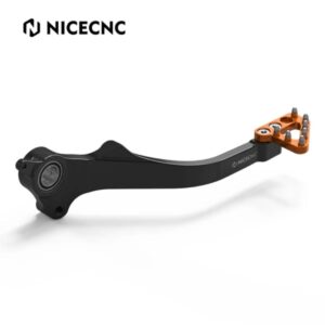 NICECNC Adjustable Rear Brake Pedal KTM Husqvarna 690/701 Enduro 2019-2027 (Orange)